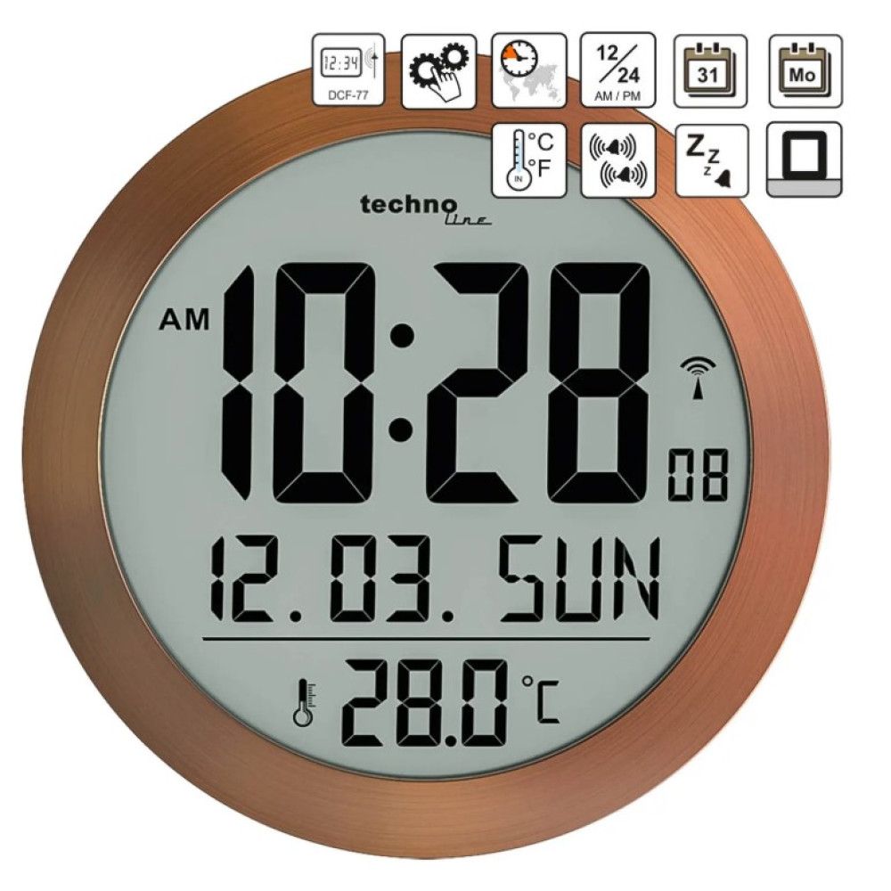 Часы настенные Technoline WS8038 Cooper (WS8038)