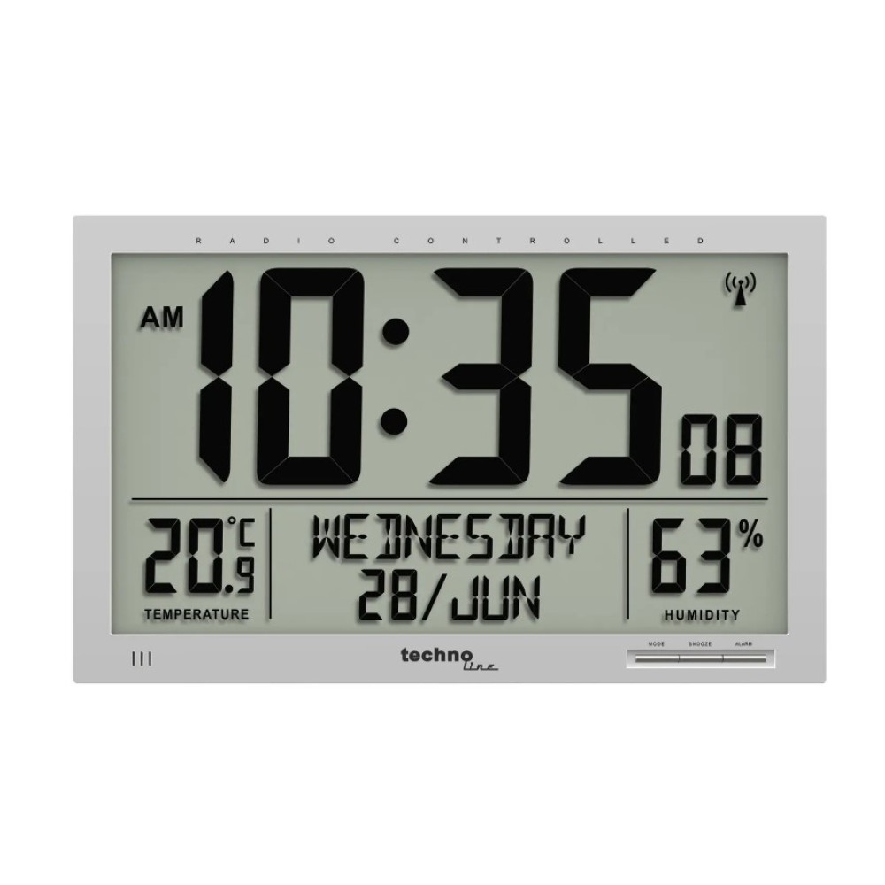 Годинник настінний Technoline WS8013 Silver (WS8013) (DAS301790)