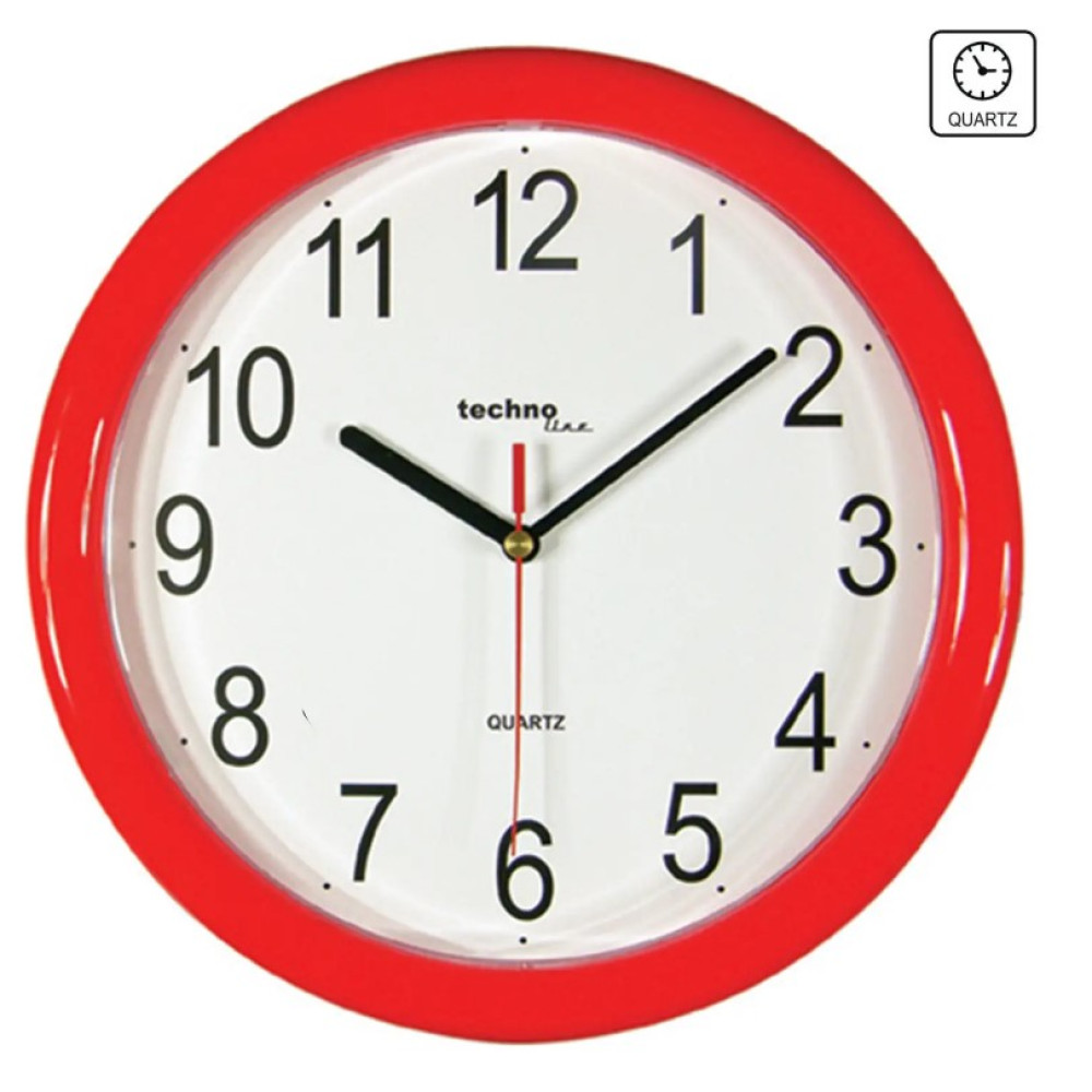 Часы настенные Technoline WT600 Red (WT600 rot) (DAS301792)