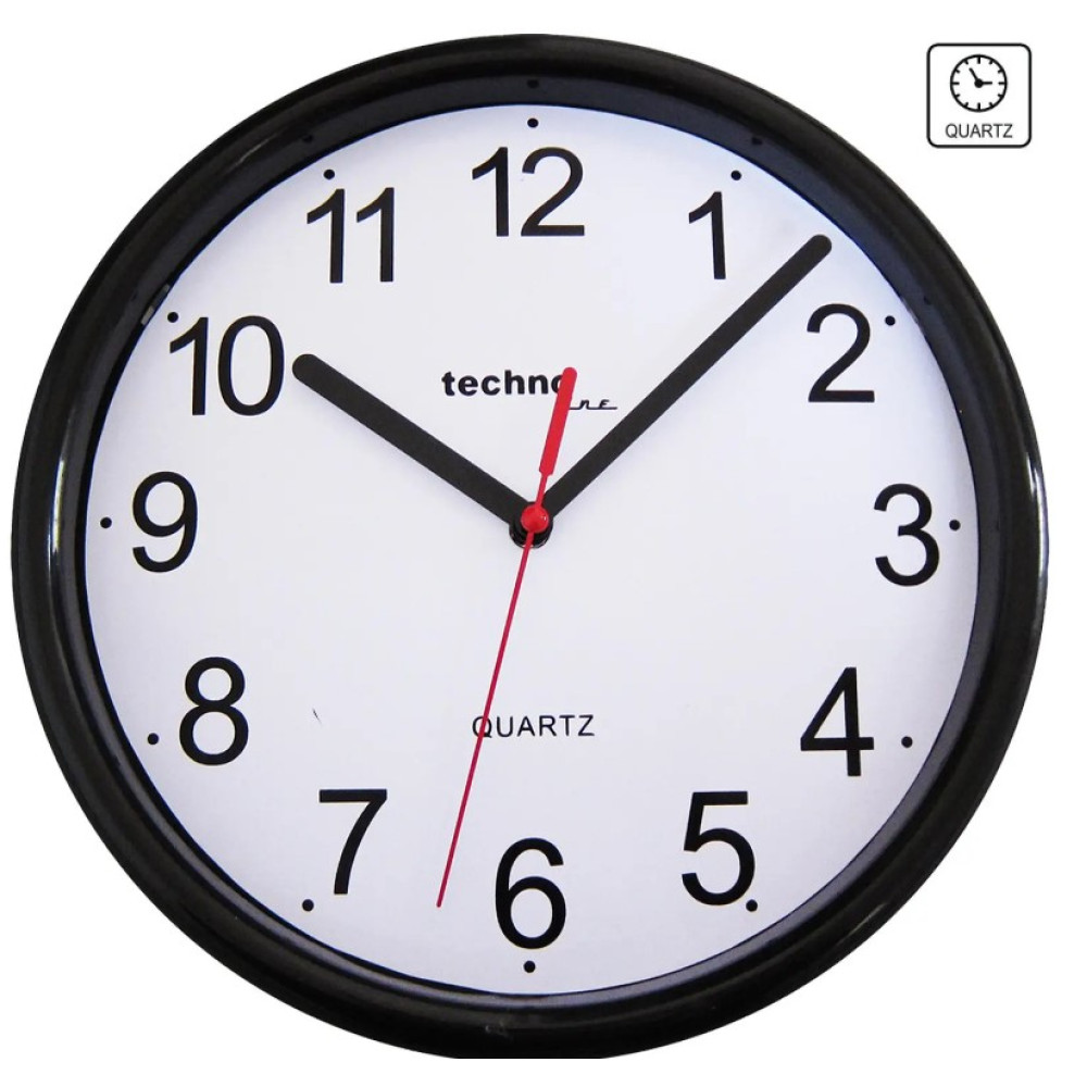 Часы настенные Technoline WT600 Black (WT600 schwarz) (DAS301793)