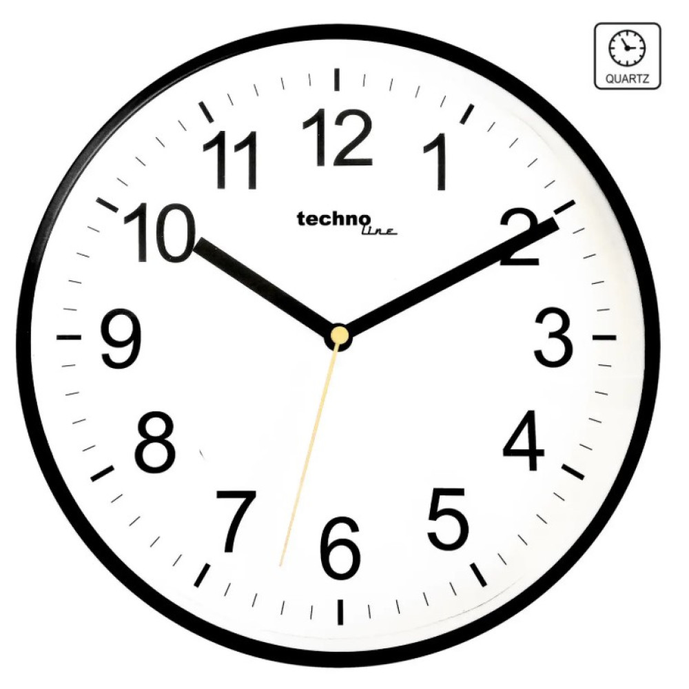 Часы настенные Technoline WT630 White/Black (WT630)