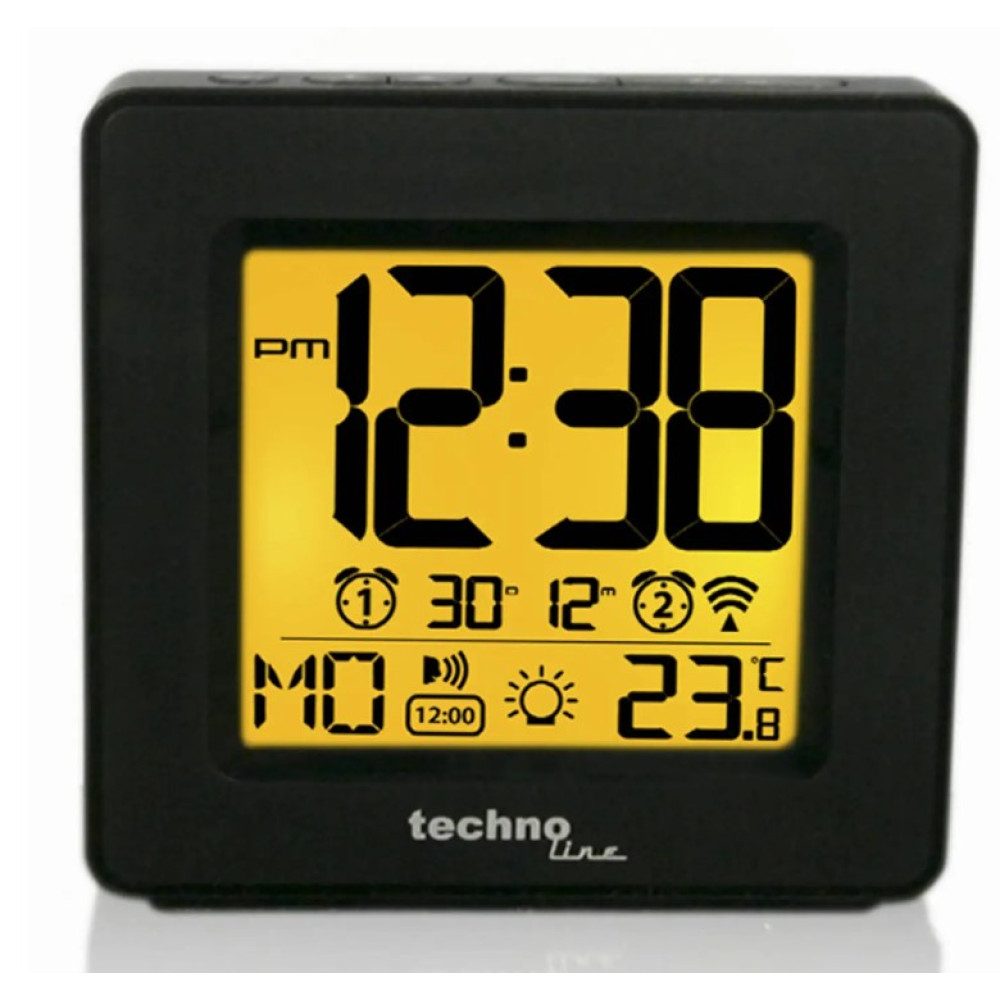 Часы настольные Technoline WT330 Black (WT330) (DAS301808)