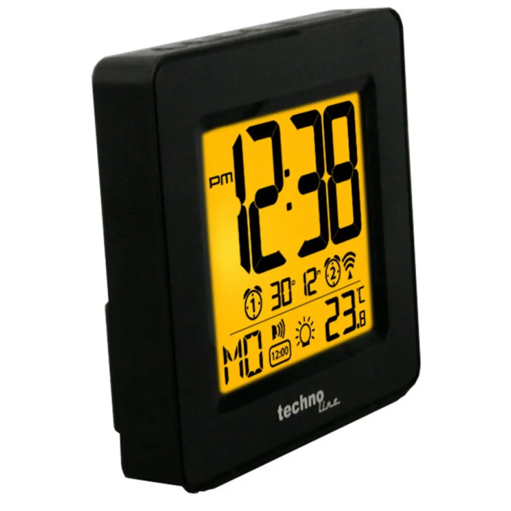 Часы настольные Technoline WT330 Black (WT330) (DAS301808)