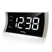 Часы настольные с радио Technoline WT494 Silver (WT494) (DAS301809)