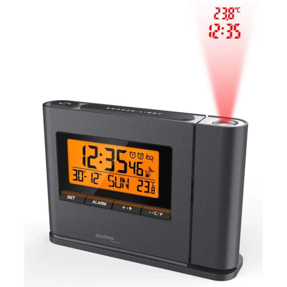 Часы проекционные Technoline WT519 Anthracite (WT519)