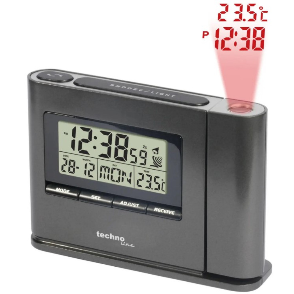Часы проекционные Technoline WT519 Anthracite (WT519)