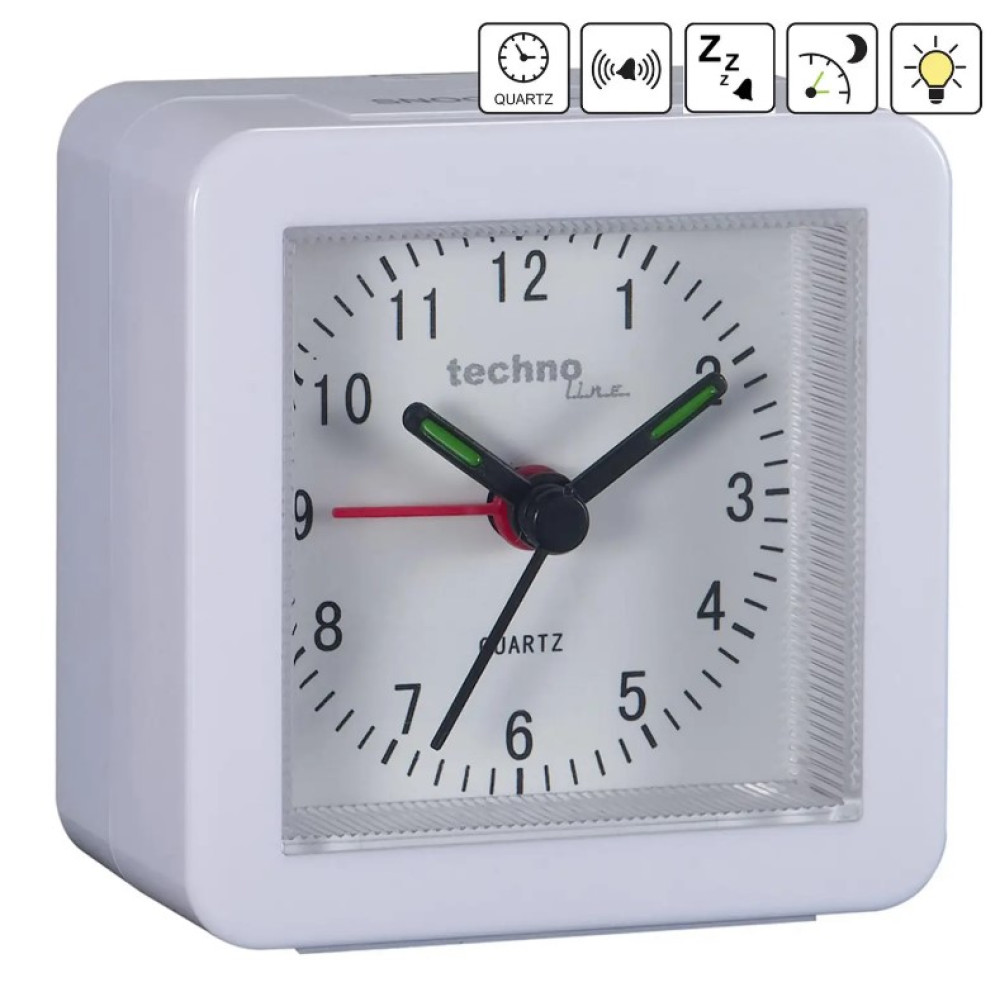 Часы настольные Technoline Modell SC White (Modell SC weis) (DAS301818)