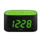 Годинник настільний з радіо Technoline WT465 Black/Green (WT465 grun) (DAS301825)