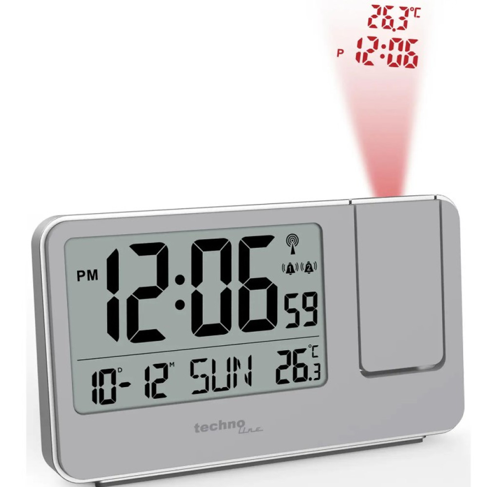 Часы проекционные Technoline WT534 Grey (WT534) (DAS302336)