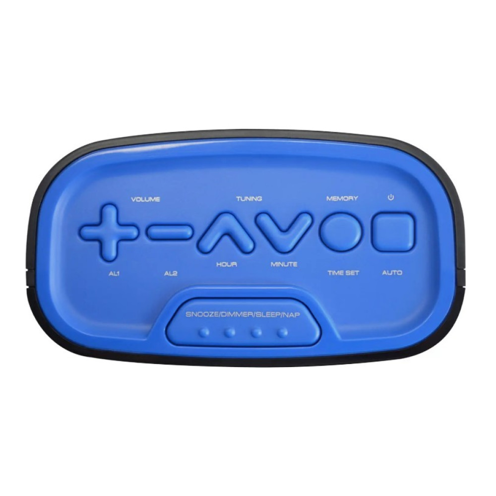Годинник настільний з радіо Technoline WT465 Black/Blue (WT465 blaue)
