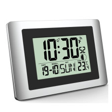 Часы настенные Technoline WS8028 Silver/Black (WS8028) (DAS302459)
