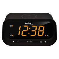 Годинник настільний Technoline WT477 Wireless Mobile Charging Black (WT477)