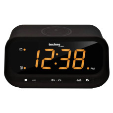 Часы настольные Technoline WT477 Wireless Mobile Charging Black (WT477)