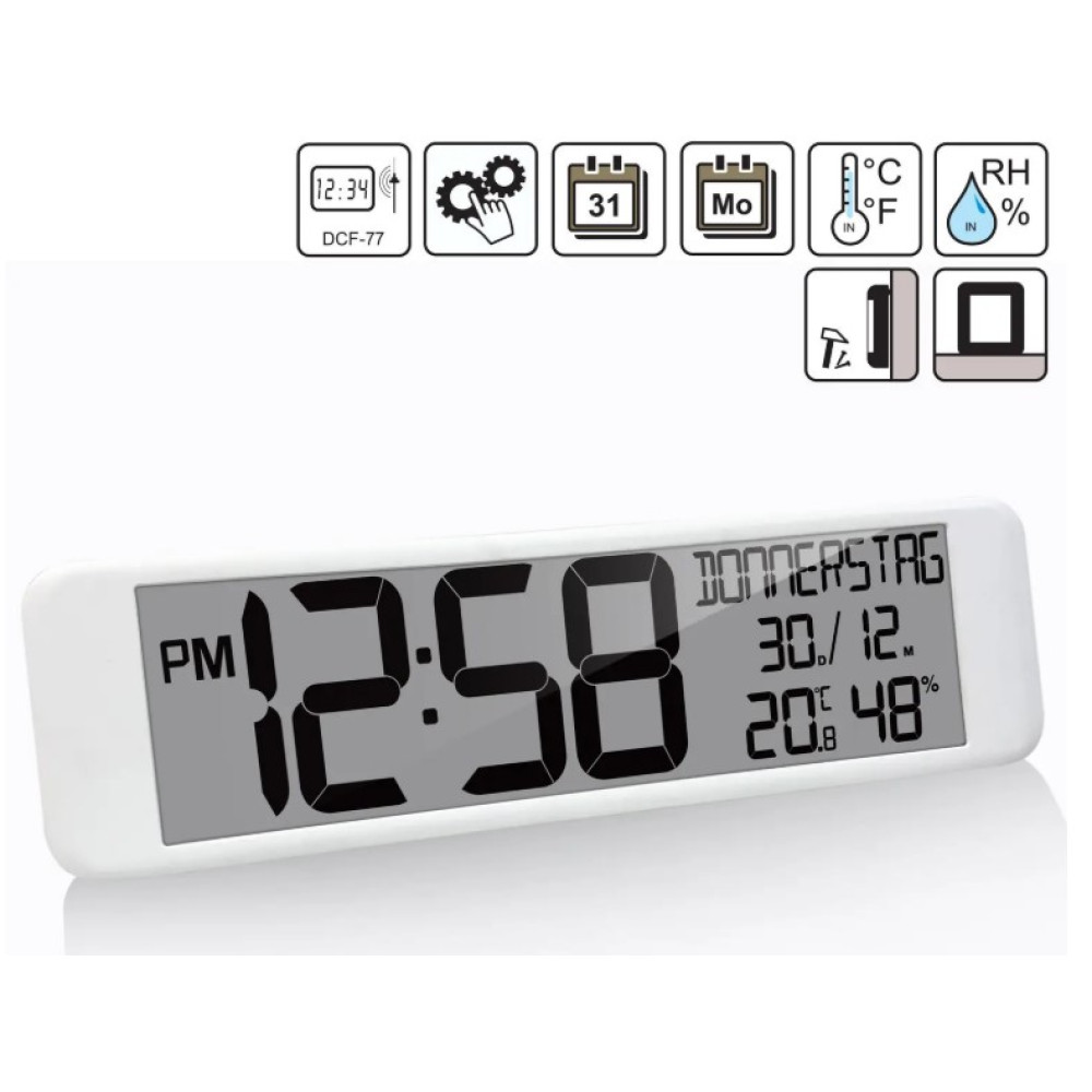 Годинник настінний Technoline WS8120 White (WS8120)