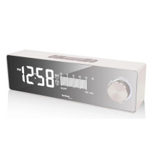 Часы настольные с радио Technoline WT483 White/Silver (WT483) (DAS302714)