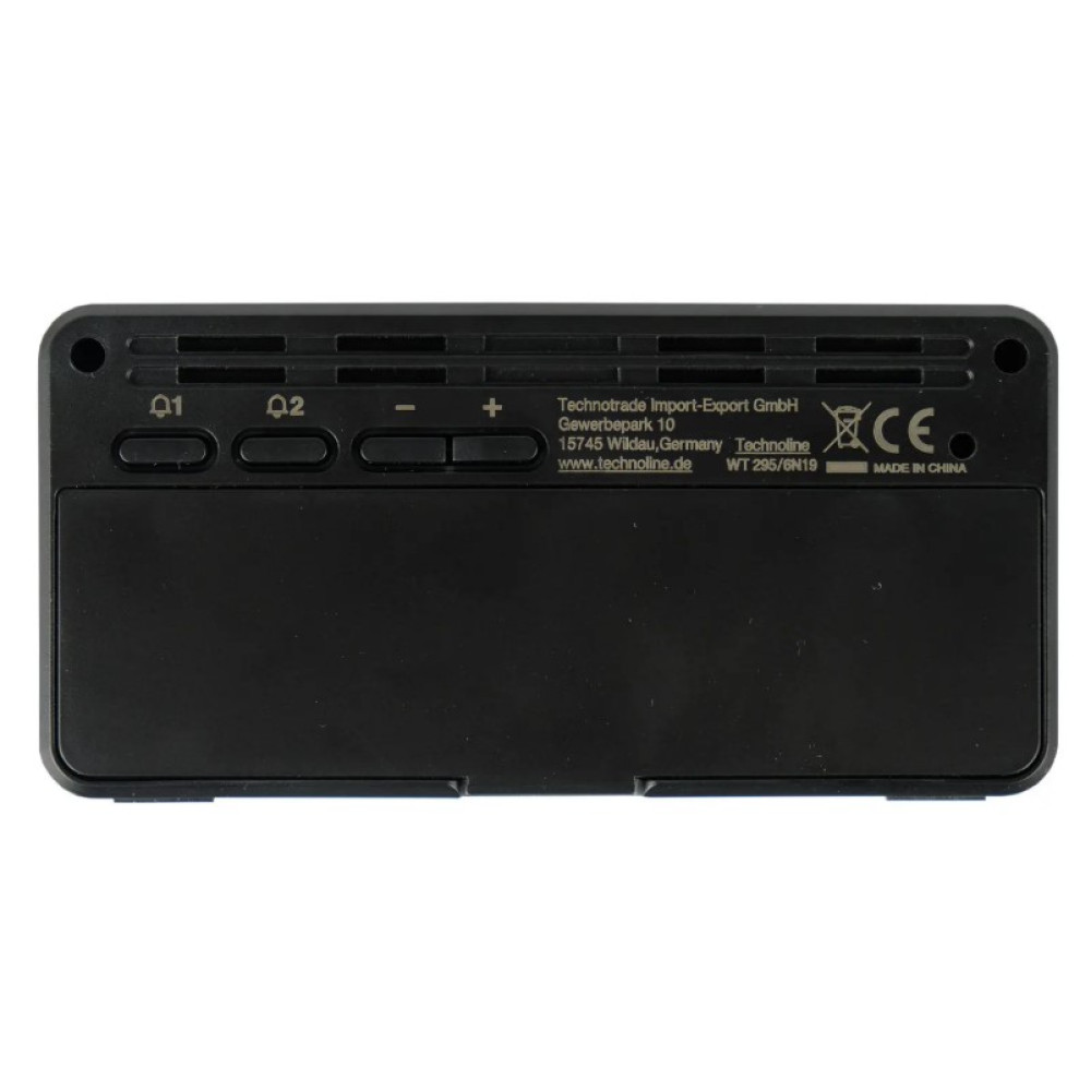 Часы настольные Technoline WT295 Black (WT295)