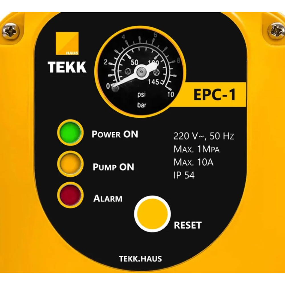 Контролер тиску Tekk Haus ЕРС-1 з вилкою та розеткою