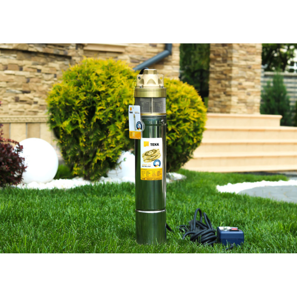 Скважинный насос Tekk Haus 4SKM-150 40 м кабель + пульт