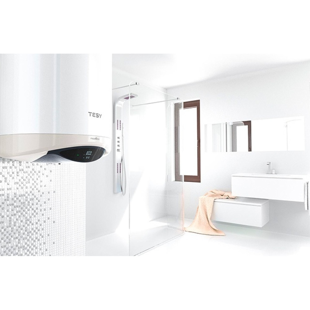 Водонагрівач Tesy Modeco Ceramic GCV 1204724D C21 TS2RC 120 л, 2,4 кВт, "сухий" ТЕН, вертикальний, циліндричний, білий (302880)