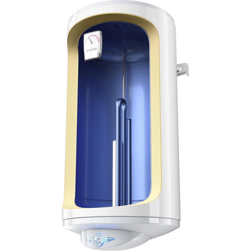 Водонагрівач Tesy Anticalc Slim GCV 503816D B14 TBRC 50 л, 1,6 кВт, "сухий" ТЕН, вертикальний, Slim, білий (304846)