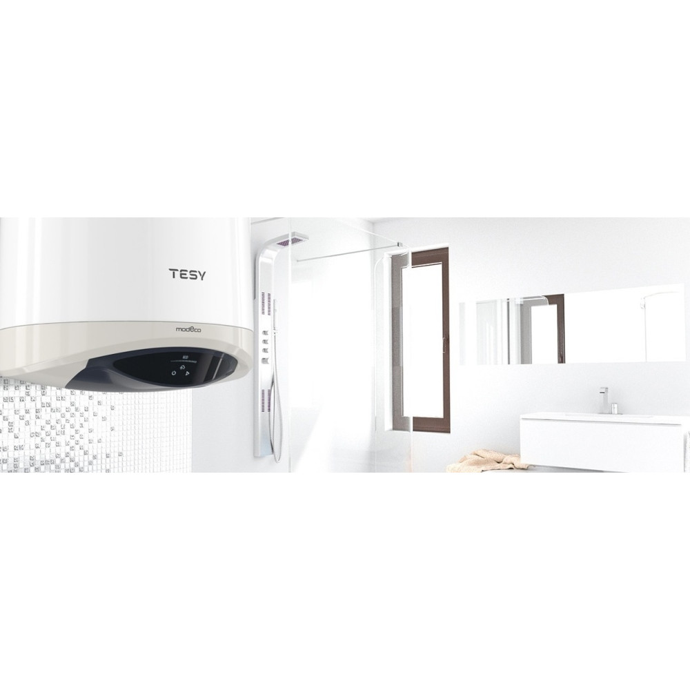 Водонагрівач Tesy Modeco Cloud GCV 504716D C22 ECW 50 л, 1,6 кВт, "сухий" ТЕН, вертикальний, циліндричний, білий (305082)