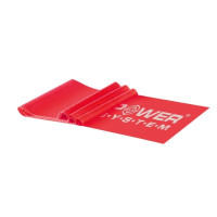 Стрічка-еспандер для спорту та реабілітації Power System PS-4122 Flat Stretch Band Level 2 Red 15-25 кг (PS_4122_Red)