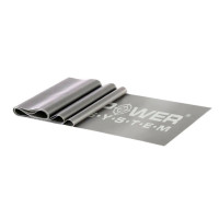 Лента-эспандер для спорта и реабилитации Power System PS-4123 Flat Stretch Band Level 3 Grey 25-35 кг (PS_4123_Black)