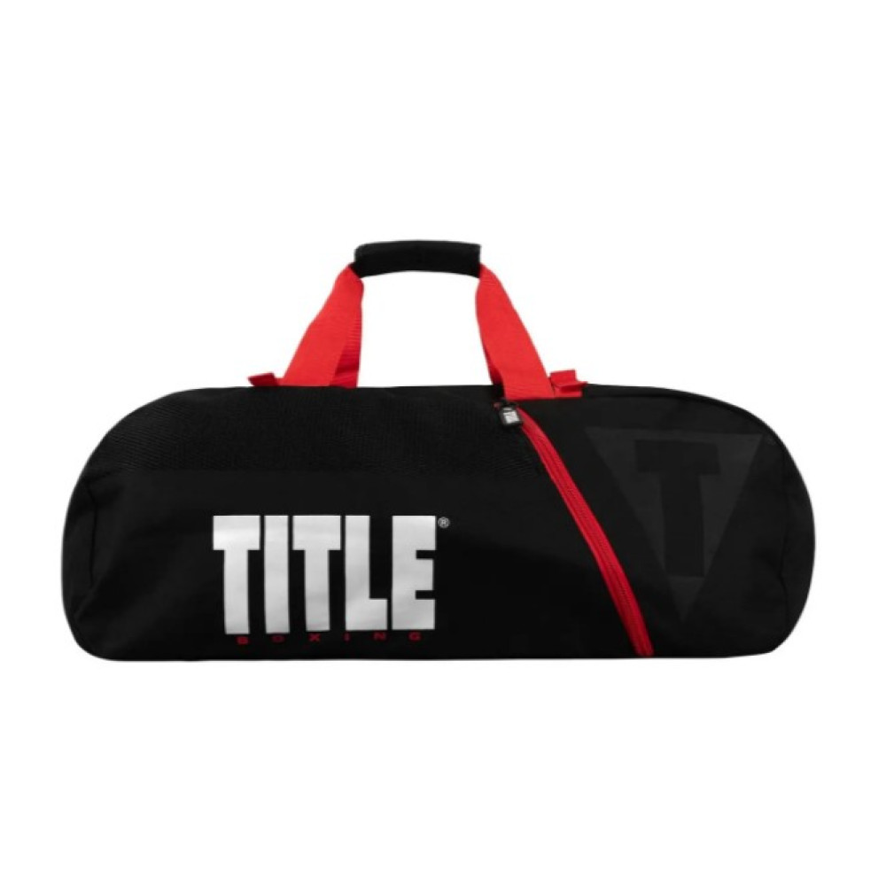 Спортивная сумка TITLE Boxing Champion Sport Bag/Backpack Black/Red (TBAG46 BK/RD)