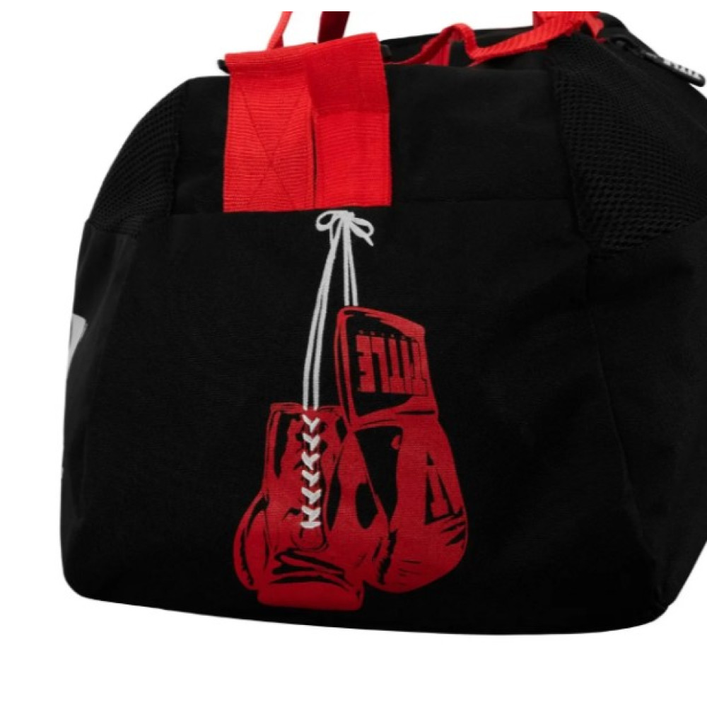 Спортивная сумка TITLE Boxing Champion Sport Bag/Backpack Black/Red (TBAG46 BK/RD)