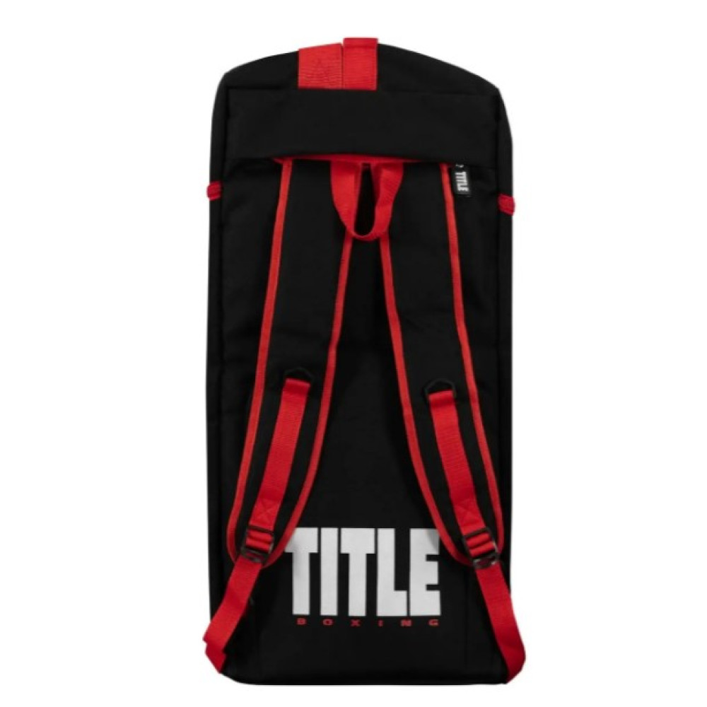 Спортивная сумка TITLE Boxing Champion Sport Bag/Backpack Black/Red (TBAG46 BK/RD)