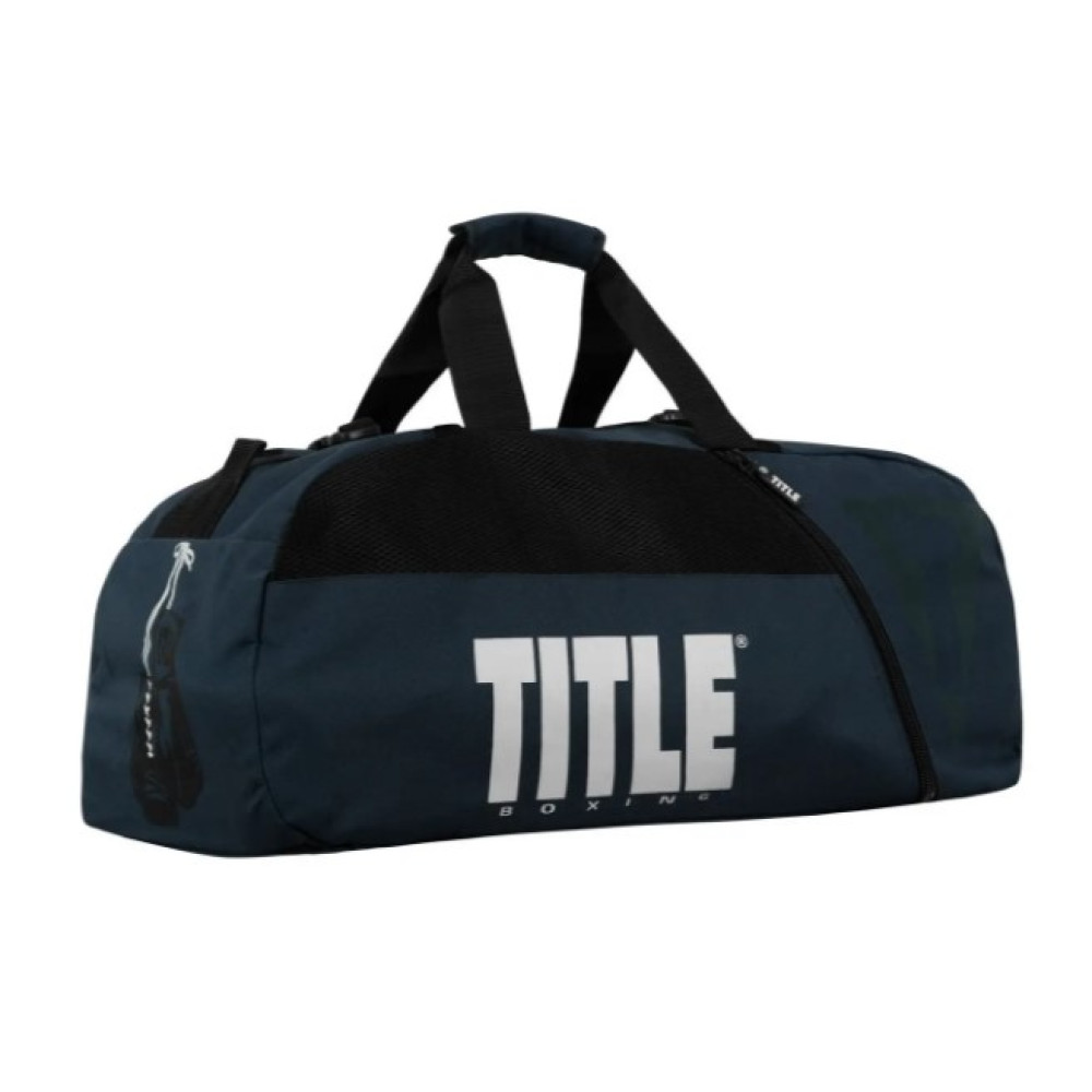 Спортивная сумка TITLE Boxing Champion Sport Bag/Backpack Blue/Black (TBAG46 BL/BK)