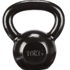 Гиря чугунная Toorx 10 кг с резиновой подставкой Black (KGV-10)
