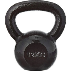 Гиря чугунная Toorx 12 кг с резиновой подставкой Black (KGV-12)