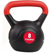 Гиря виниловая Toorx PVC 8 ​​кг Black/Orange (KRP-8)