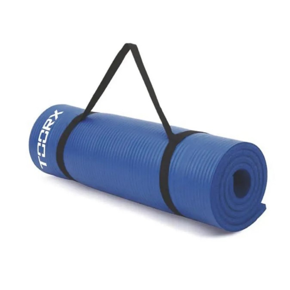 Килимок спортивний Toorx Fitness 172 х 61 х 1,2 см для йоги та фітнесу Blue (MAT-172)