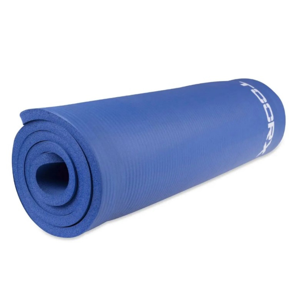 Килимок спортивний Toorx Fitness 172 х 61 х 1,2 см для йоги та фітнесу Blue (MAT-172)