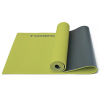 Килимок спортивний Toorx Yoga PVC 173 х 60 х 0,6 см для йоги та фітнесу Verde/Antracite (MAT-176)