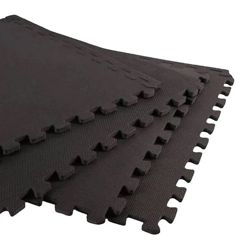Килимок пазл Toorx Interlocking 4 елементи 61 х 61 х 1,2 см Antracite (MAT-60)