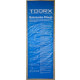 Килимок спортивний Toorx Padded Exercise 181 х 60 х 2,5 см з антиковзною поверхнею Blu/Rosso (MAT-GE)