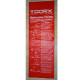 Килимок спортивний Toorx Padded Exercise 181 х 60 х 2,5 см з антиковзною поверхнею Blu/Rosso (MAT-GE)