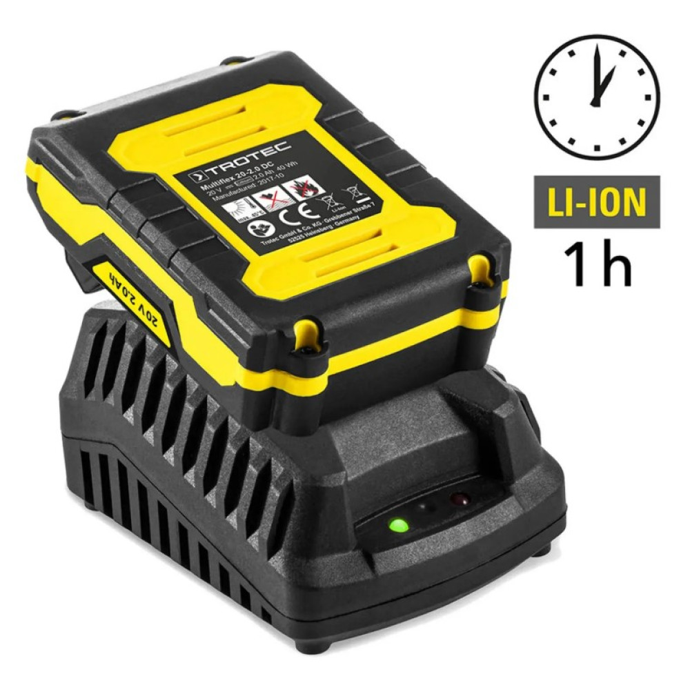 Пила циркулярна акумуляторна міні Trotec PCSS 05-20V з АКБ та ЗП + кейс (4430000105)
