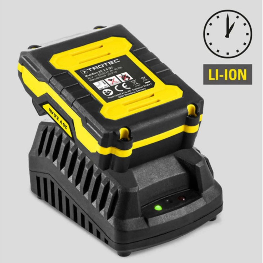 Пила циркулярная аккумуляторная Trotec PCSS 10-20V с АКБ и ЗУ + кейс (4430000110)