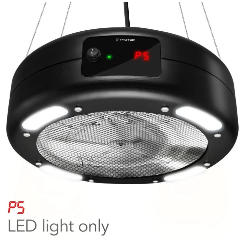 Обігрівач інфрачервоний Trotec IR 1550 SC 1500W + LED Black (1410003812)