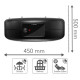 Обігрівач інфрачервоний Trotec IR 1550 SC 1500W + LED Black (1410003812)