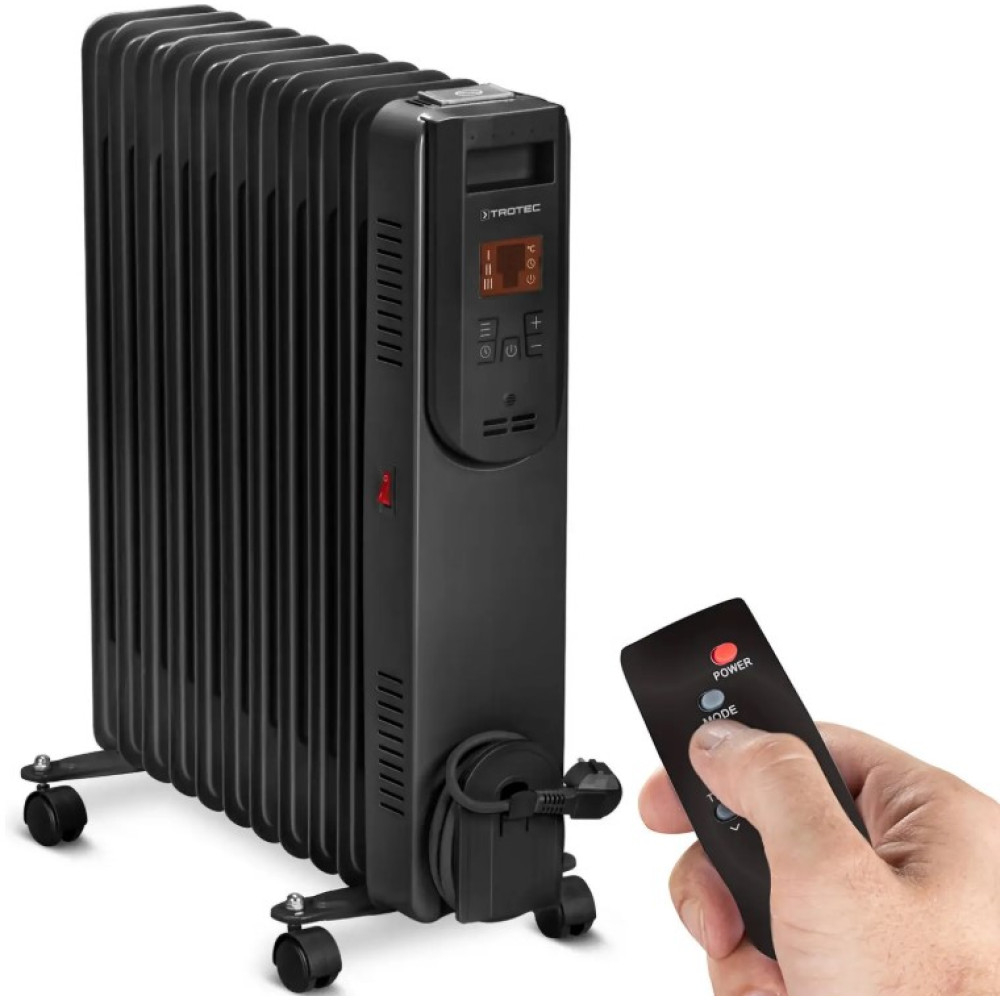 Обогреватель масляный Trotec TRH 25 E 2500W Black (1410000720)