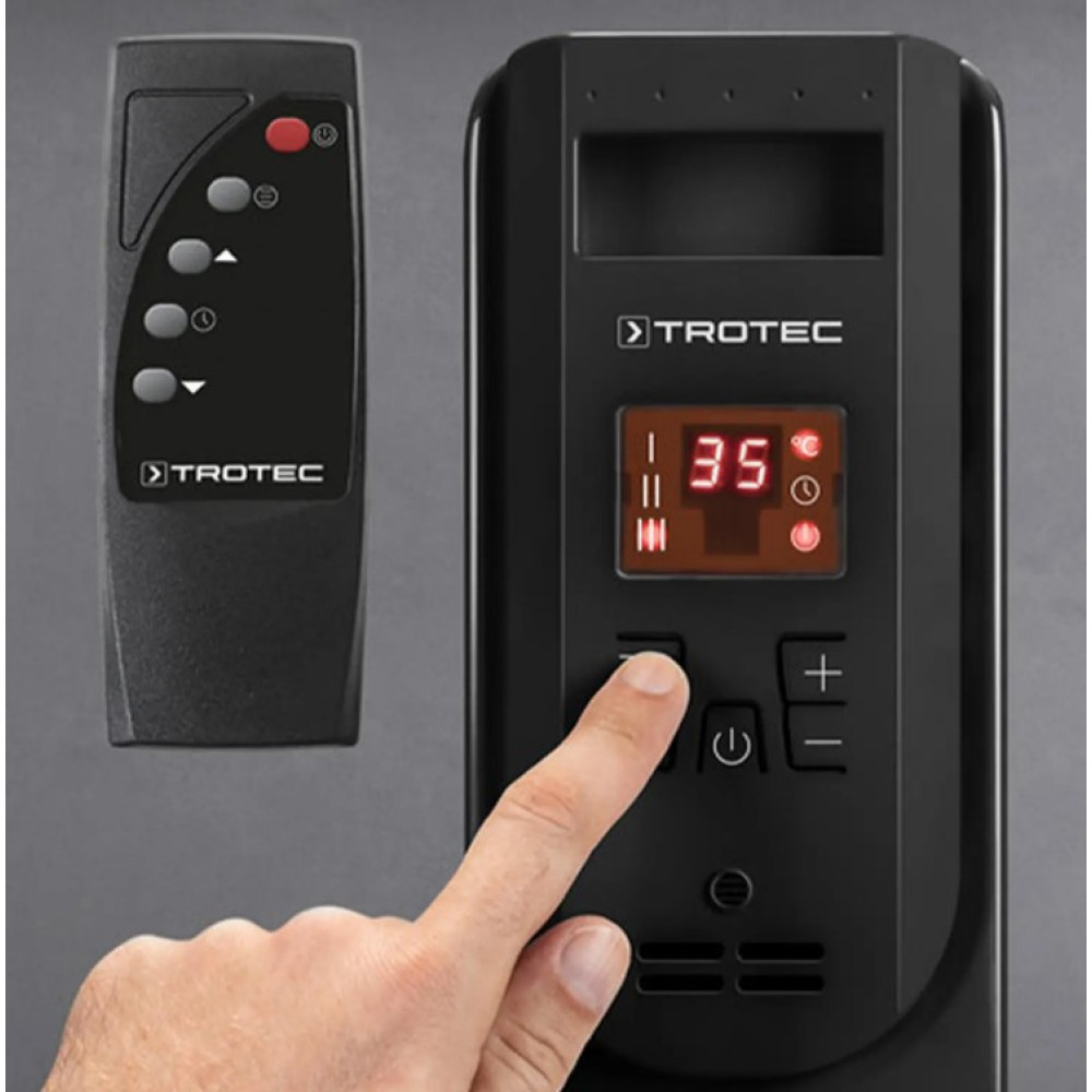 Обогреватель масляный Trotec TRH 25 E 2500W Black (1410000720)