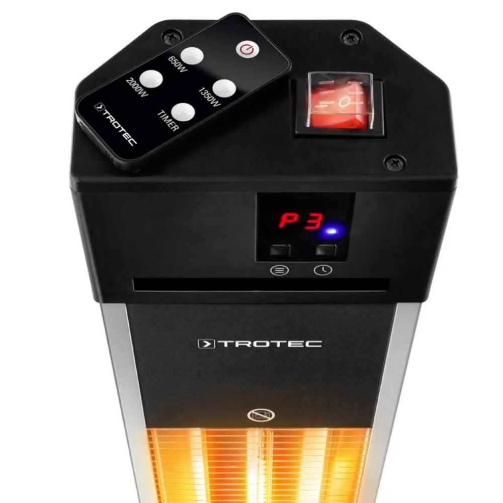Обігрівач інфрачервоний Trotec IRS 2000 E 2000 W Silver/Black (1410003920)