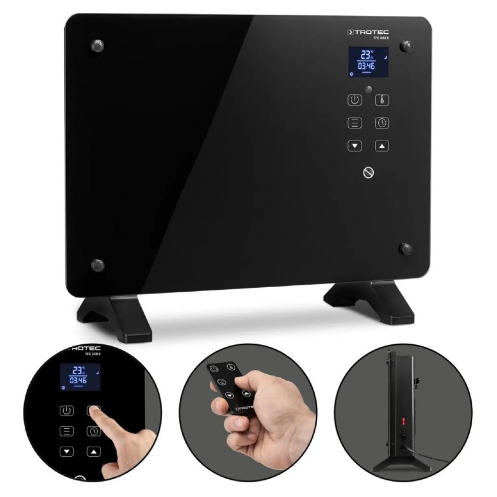 Тепловентилятор керамический Trotec TFC 220 E 2200W Black (1410000690)
