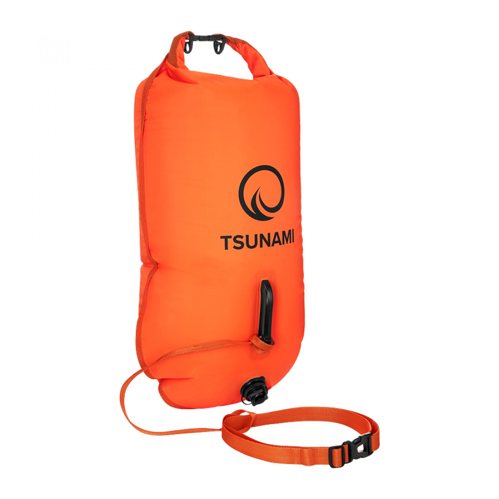Буй для плавания TSUNAMI надувной 2 в 1 Orange (P-5907739312716)