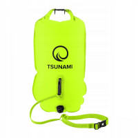 Буй для плавания TSUNAMI надувной 2 в 1 Yellow (P-5907739314024)